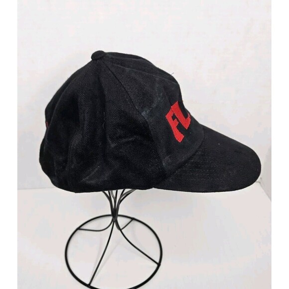Vintage 1996 FLED Promo Snapback Hat Black Cap GOTTA FLED Mohr's Red Embroidered - Picture 2 of 6